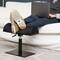Mind Reader Foot Rest, Under Desk, Ergonomic, Hydraulic Height Adjustable, Ottoman, Office, Foam, Black